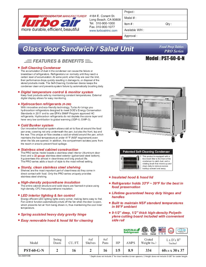 turbo-air-pst-60-g-n-prep-tables-60-25-w-specsheet-26072677dysd.pdf