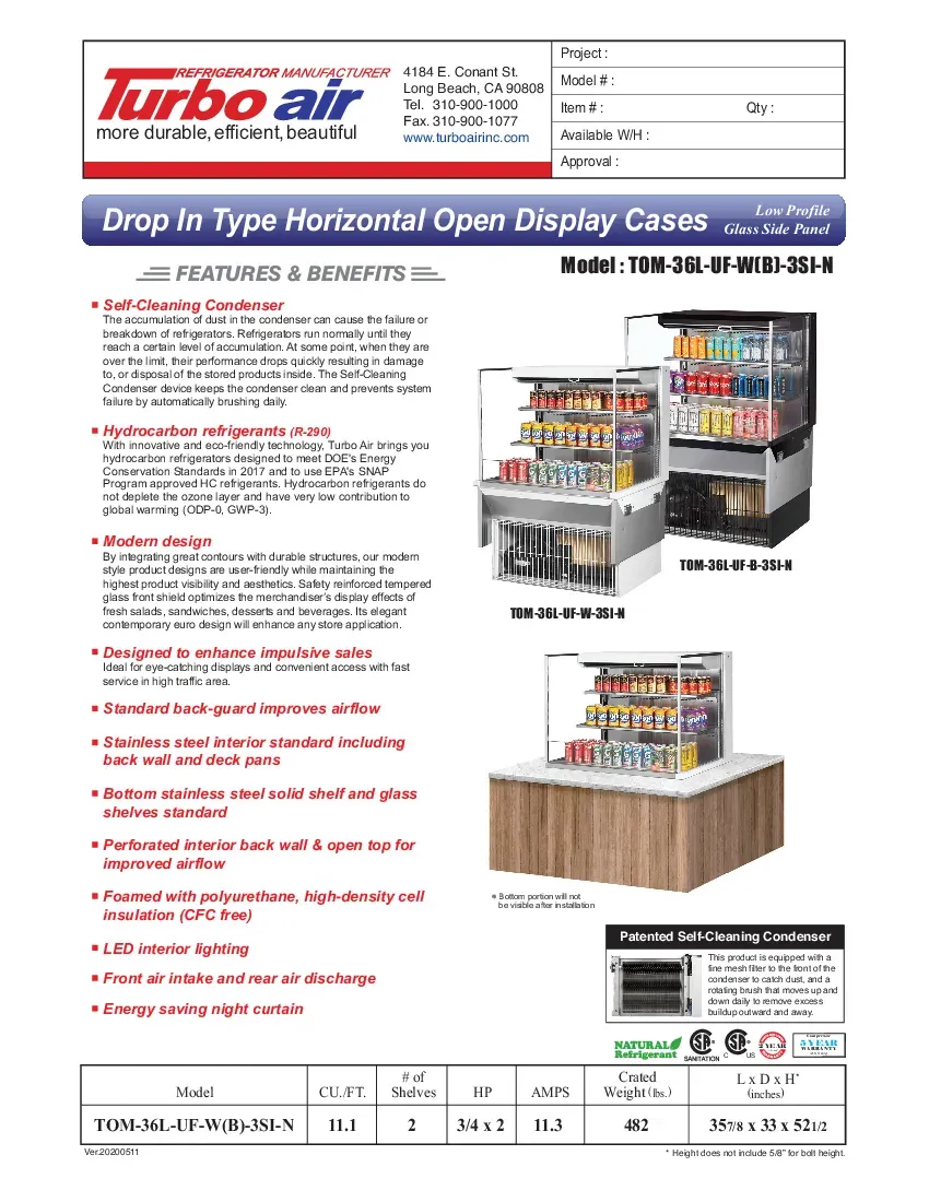 turbo-air-tom-36l-uf-w-b-3si-n-open-display-case-115v-black-specsheet-260726awm3cx.pdf