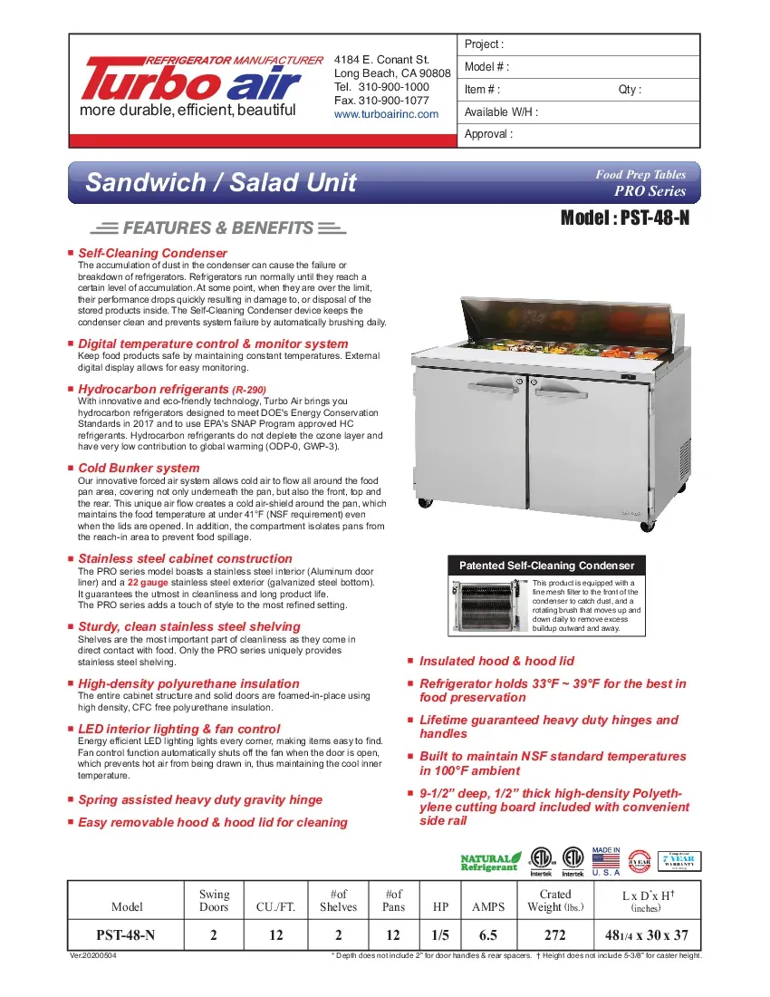 turbo-air-pst-48-n-refrigerated-counter-sandwich-salad-unit-115v-48-25-w-2-260726m013ag.pdf