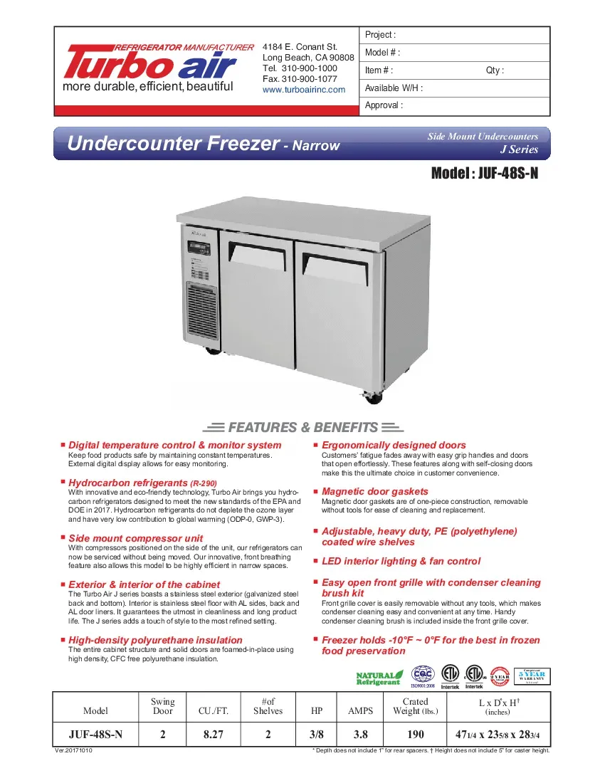 turbo-air-juf-48s-n-freezer-undercounter-reach-in-115v-47-25-w-stainless-st-260726bval3h.pdf