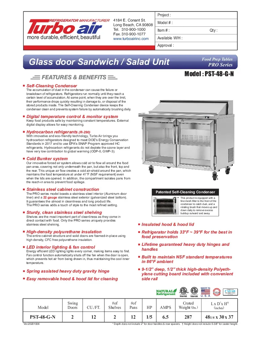 turbo-air-pst-48-g-n-prep-tables-48-25-w-specsheet-26072695jsjc.pdf