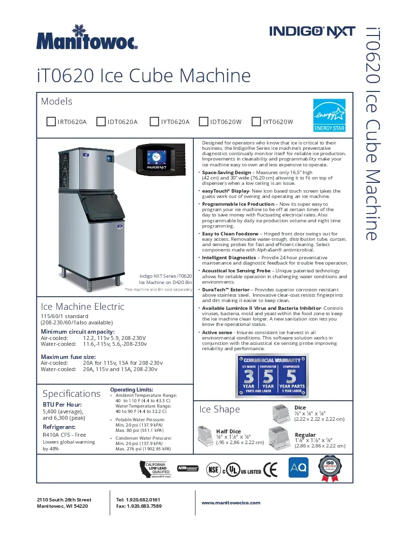 manitowoc-irp0620a-161-ice-maker-cube-style-self-contained-specsheet-260726l2fiw1.pdf