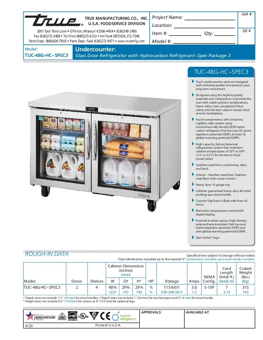 true-manufacturing-tuc-48g-hc-spec3-refrigerator-undercounter-reach-in-115v-260726ar236c.pdf