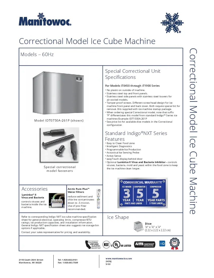 manitowoc-idp1000a-261p-ice-maker-cube-style-specsheet-2602221nat2z.pdf