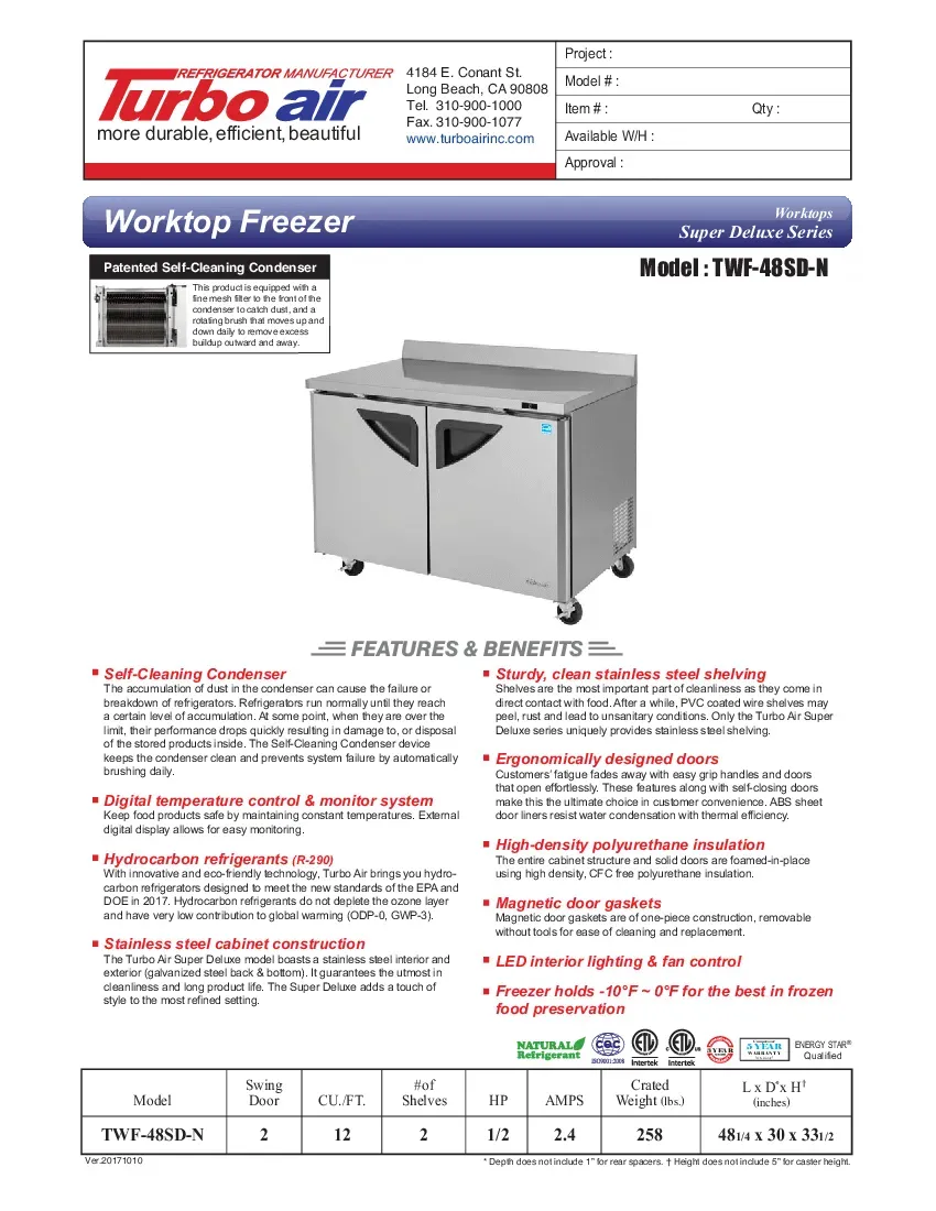 turbo-air-twf-48sd-n-freezer-counter-work-top-115v-48-25-w-2-doors-specshee-260726ft484p.pdf