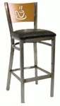 American Tables & Seating , 72C-BS-BVS, Ladder Back, Metal Chair