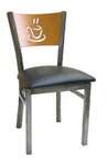 American Tables & Seating , 72C-SWS, Ladder Back, Metal Chair