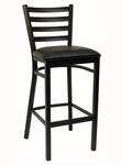 American Tables & Seating , 77-BS-VS, Ladder Back, Metal Chair
