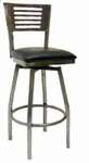 American Tables & Seating , 77CE-BSS-SWS, Ladder Back, Metal Chair