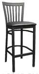 American Tables & Seating , 87-BS-YL-BLK, Metal Chairs - Seat Unattached