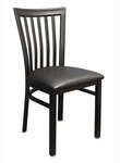 American Tables & Seating , 87-BVS, Slat Back , Metal Chair