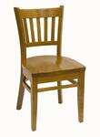 American Tables & Seating , 900-C-GR6, 5 Slat Back, Wood Chair