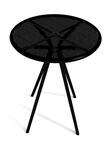 American Tables & Seating , ABB30, Fine Mesh Top Round, Outdoor Bar-height Table