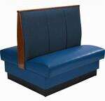 American Tables & Seating , AD-363-D-GR4, 3 Channel Back, Double Booth