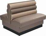 American Tables & Seating , AD-36HO-D-GR4, Horizontal Channel Back, Double Booth