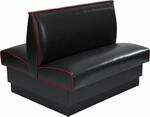 American Tables & Seating , AD-42-GR4, Plain Back, Double Booth