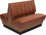 American Tables & Seating , AD42-66U-GR6, Alex Style-Upholstered, Double Booth