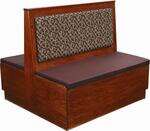 American Tables & Seating , AD42-W-PS-GR5, Plain Back-Platform Seat, Double Booth