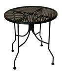 American Tables & Seating , ALM30, Mesh Top Round, Outdoor Table-P