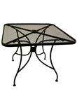 American Tables & Seating , ALM3048, Mesh Top Square, Outdoor Table-P