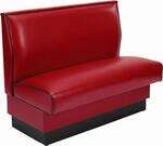 American Tables & Seating , AS-36-D-GR5, Plain Back, Single Booth