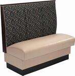 American Tables & Seating , AS-363-D-GR5, 3 Channel Back, Single Booth
