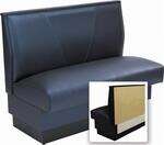 American Tables & Seating , AS-36VN-W-GR4, V-Shape Back, Wall Bench