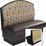 American Tables & Seating , AS-42F-W-GR6, Fan Back, Wall Bench