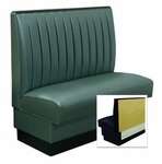 American Tables & Seating , AS-4812-W-GR6, 12 Channel Back, Wall Bench