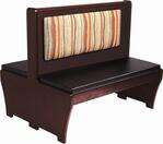 American Tables & Seating , BACK-PAD-AWSD-48-COM, Wood Platform Booth Vinyl Pad Options