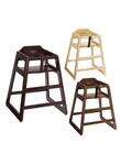 American Tables & Seating , HCW-W, Wood Seat & Back, High Chair