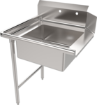 American Tables & Seating , MET-SDT-30L, Dish Tables