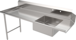 American Tables & Seating , MET-SDT-72L, Dish Tables