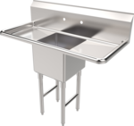 American Tables & Seating , MET-SE-15151D, Compartment Sinks