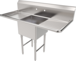 American Tables & Seating , MET-SE-18181D, Compartment Sinks