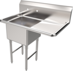 American Tables & Seating , MET-SE-18181R, Compartment Sinks