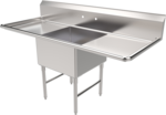 American Tables & Seating , MET-SEH-24241D, Compartment Sinks