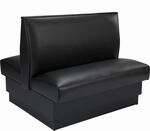 American Tables & Seating , QAD-36-FLR10, QS Plain Back, Double Booth