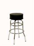 American Tables & Seating , SR-2-UNA-BVS, Backless & Round Seat, Swivel Barstool