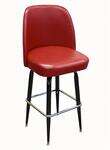 American Tables & Seating , SR-4J-ATT-BVS, Jumbo Seat & Cross-Over Base, Swivel Barstool
