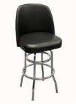 American Tables & Seating , SR-5J-ATT-BVS, Jumbo Seat & Chrome Double Ring Base, Swivel Barstool