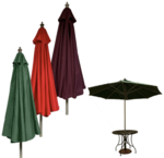 American Tables & Seating , UMB-RED, Umbrella for Outdoor Table