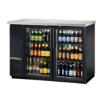 True Manufacturing , TBB24-48-2G-Z1-SFT-B-1, Back Bar Cabinet, Refrigerated