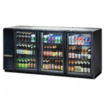 True Manufacturing , TBB24-72-3G-Z1-BST-B-1, Back Bar Cabinet, Refrigerated