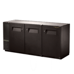 True Manufacturing , TBB24-72-3S-Z1-BST-B-1, Back Bar Cabinet, Refrigerated