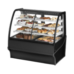 True Manufacturing , TDM-DZ-48-GE/GE-B-W, Display Case, Refrigerated/Non-Refrig