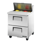 True Manufacturing , TSSU-27-08D-2-HC, Refrigerated Counter, Sandwich / Salad Unit