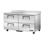 True Manufacturing , TWT-60D-4-HC, Refrigerated Counter, Work Top