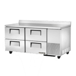 True Manufacturing , TWT-67D-4-HC, Refrigerated Counter, Work Top