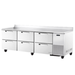True Manufacturing , TWT-93D-6-HC~SPEC3, Refrigerated Counter, Work Top